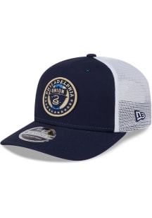 New Era Philadelphia Union 9SEVENTY Stretch Snap Cotton Trucker Adjustable Hat - Navy Blue