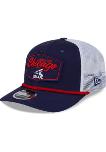 New Era Chicago White Sox Cooperstown 1976 9SEVENTY Stretch Snap Cotton Trucker Patch Adjustable H..