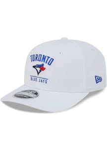 New Era Toronto Blue Jays Cotton Team Stretch 9SEVENTY Adjustable Hat - White