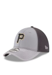 Pittsburgh Pirates Grey Grayed Out Neo 2 39THIRTY Youth Flex Hat