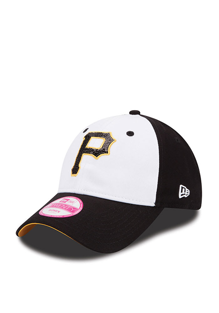 New Era Pittsburgh Pirates Black Team Glimmer 9TWENTY Womens Adjustable Hat