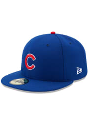 New Era Chicago Cubs Mens Blue AC Game 59FIFTY Fitted Hat