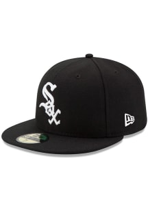New Era Chicago White Sox Mens Black AC Game 59FIFTY Fitted Hat
