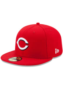 New Era Cincinnati Reds Mens Red AC Home 59FIFTY Fitted Hat