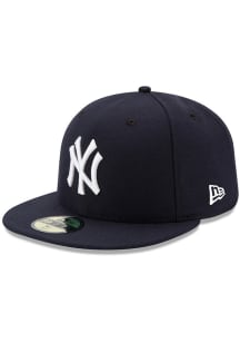 New Era New York Yankees Mens Blue AC Game 59FIFTY Fitted Hat