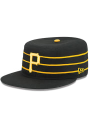 New Era Pittsburgh Pirates Mens Yellow AC Pill Box 59FIFTY Fitted Hat