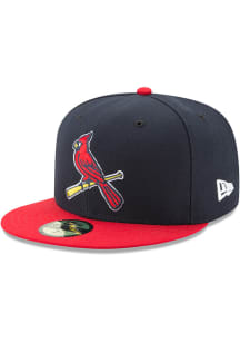 New Era St Louis Cardinals Mens Red AC Alt2 59FIFTY Fitted Hat