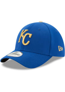 New Era Kansas City Royals Mens Blue Alt Team Classic 39THIRTY Flex Hat
