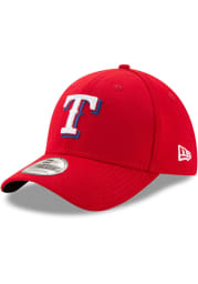 New Era Texas Rangers Mens Red Alt Team Classic 39THIRTY Flex Hat