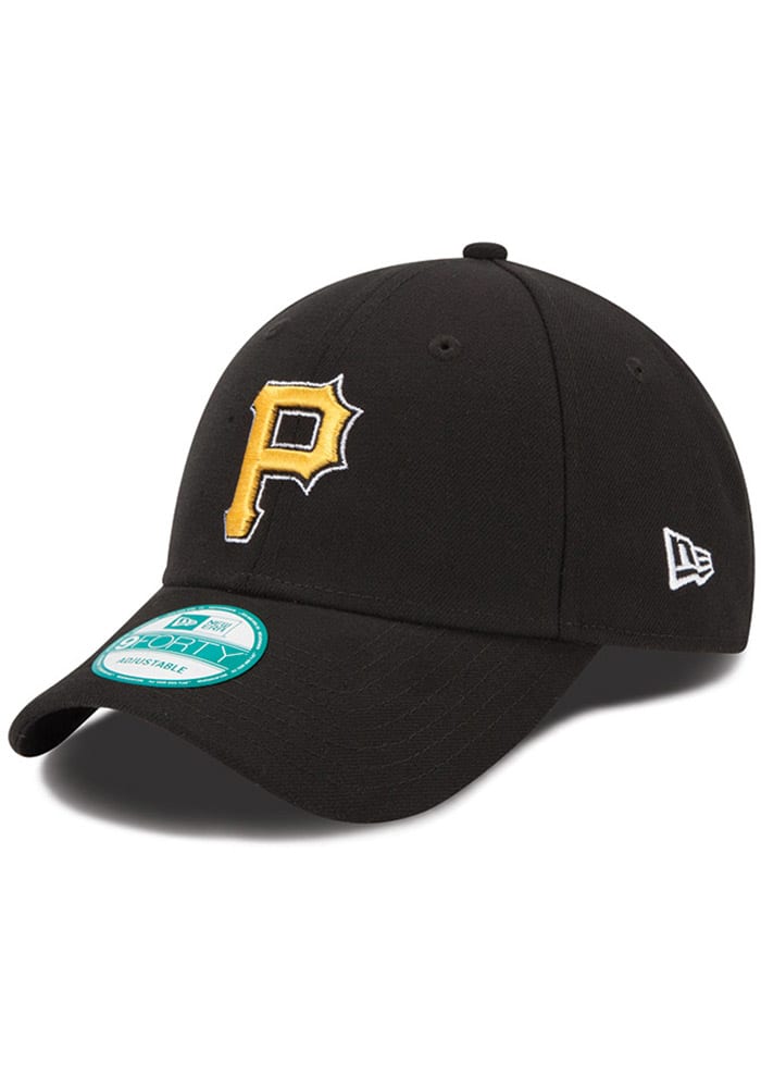 Pittsburgh Pirates New Era The League 9FORTY Adjustable Hat - Black