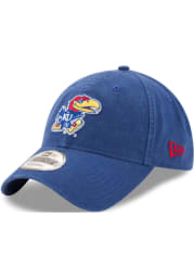 New Era Kansas Jayhawks Core Classic 9TWENTY Adjustable Hat - Blue