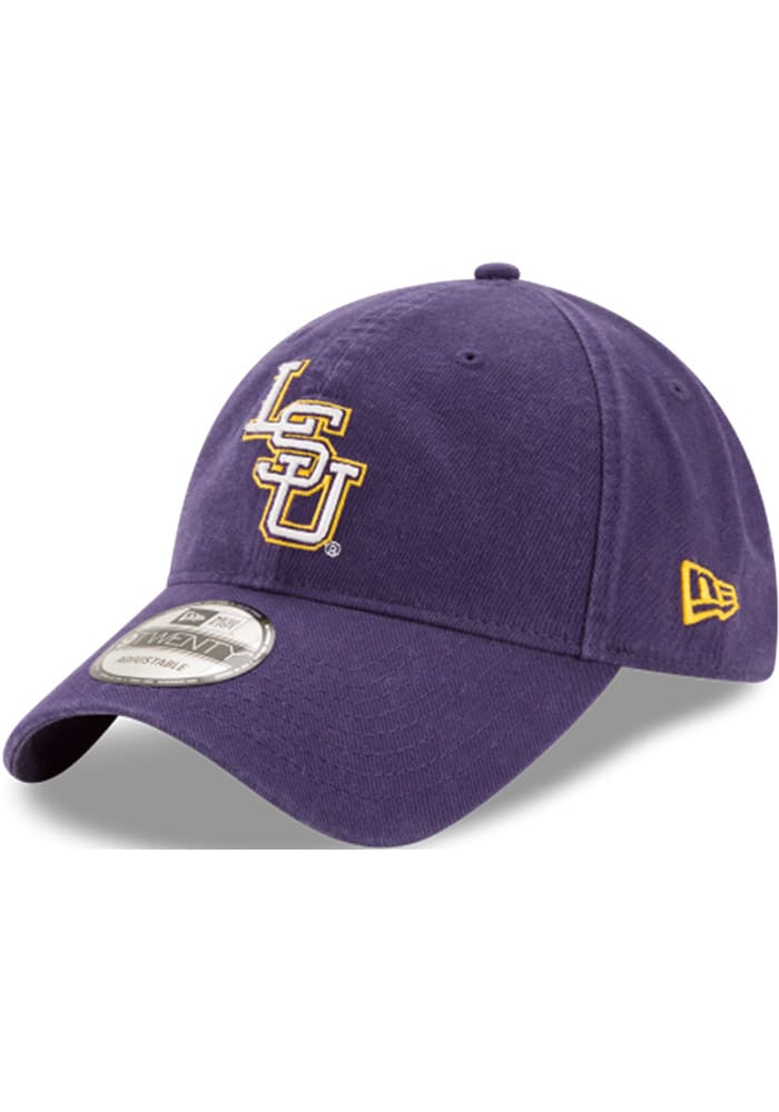 New Era LSU Tigers Core Classic 9TWENTY Adjustable Hat - Purple