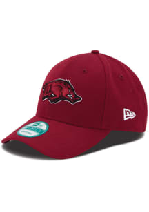 New Era Arkansas Razorbacks The League 9FORTY Adjustable Hat - Crimson