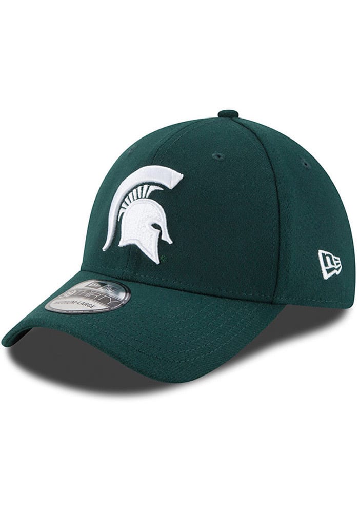 New Era Michigan State Spartans Mens Green Classic 39THIRTY Flex Hat