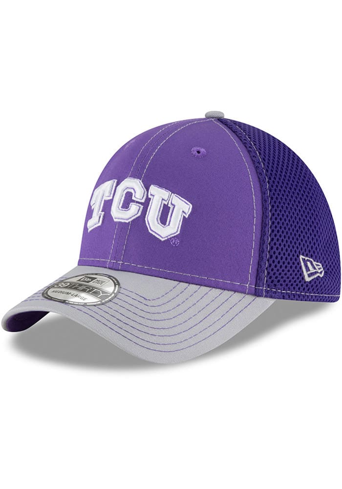 New Era TCU Horned Frogs Mens Purple 2T Neo 39THIRTY Flex Hat