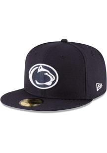 New Era Penn State Nittany Lions Mens Navy Blue College 59FIFTY Fitted Hat