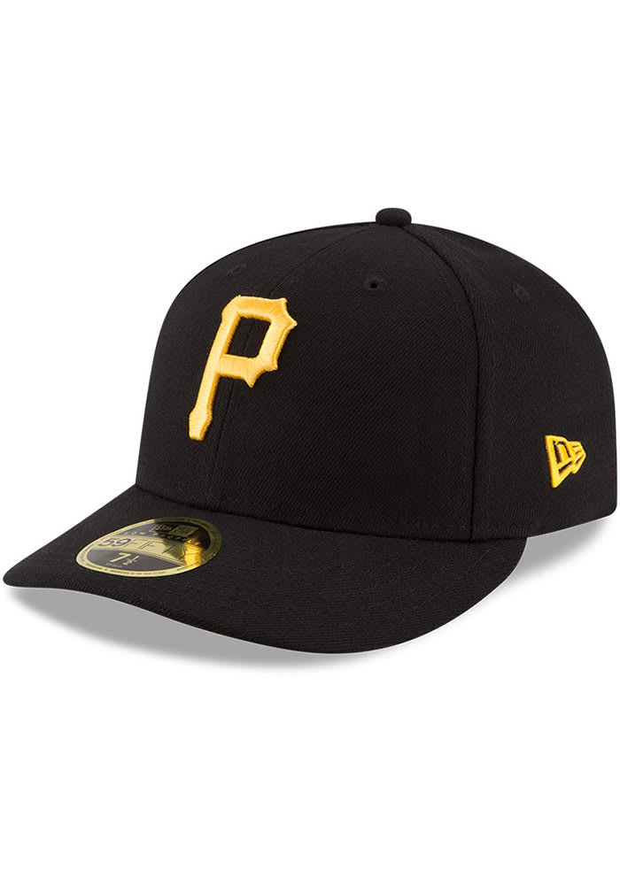 New Era Pittsburgh Pirates Mens Yellow AC Home LC 59FIFTY Fitted Hat