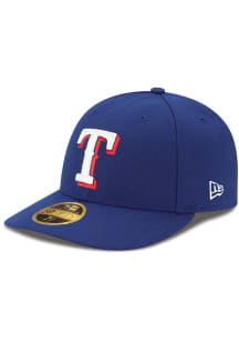 New Era Texas Rangers Mens Blue AC Game LC 59FIFTY Fitted Hat