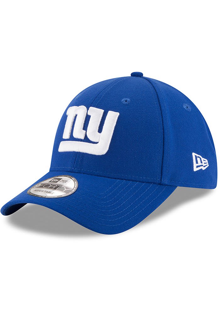 NFL New York NY Giants Gray Blue Red Velcro Jersey Mesh Licensed Hat Cap Apparel