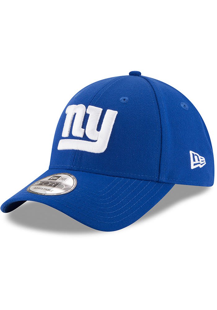 New Era Men's New York Giants League 9Forty Adjustable Blue Hat