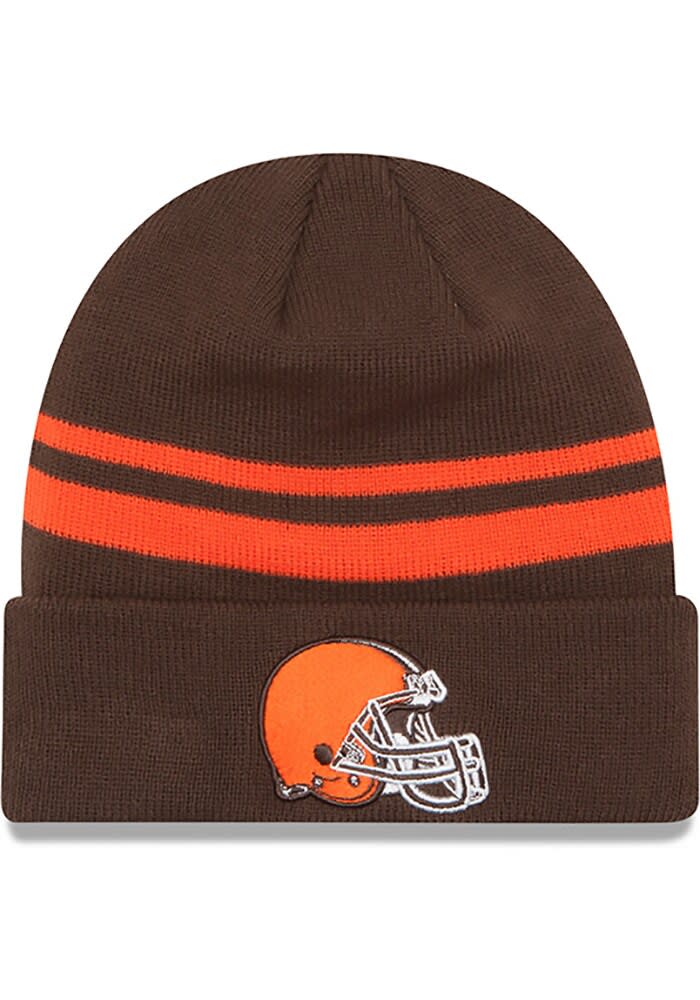 New Era Black Cleveland Browns Team Social Justice Cuffed Knit Hat