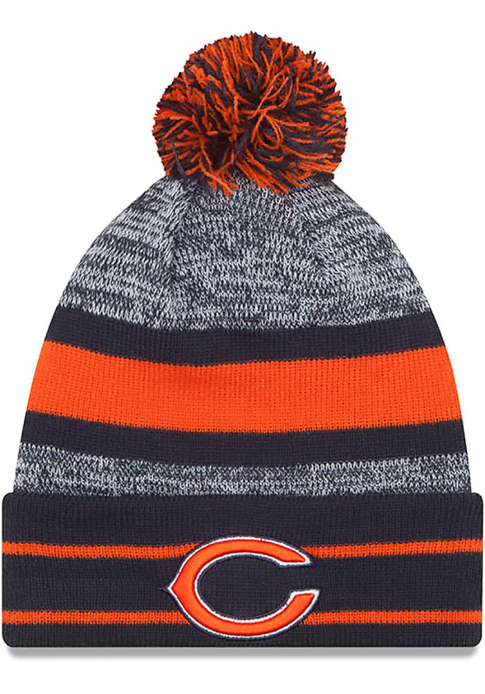 chicago bears knit hat with visor