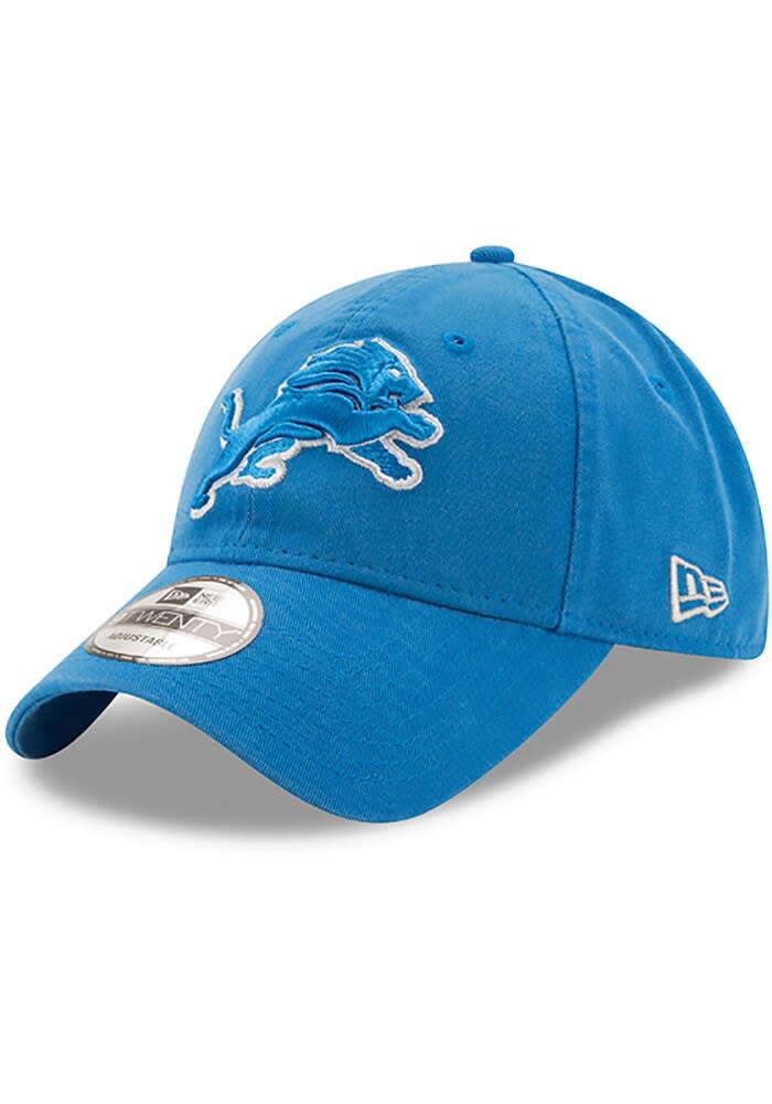 New Era Detroit Lions Blue Core Classic 9TWENTY Adjustable Hat