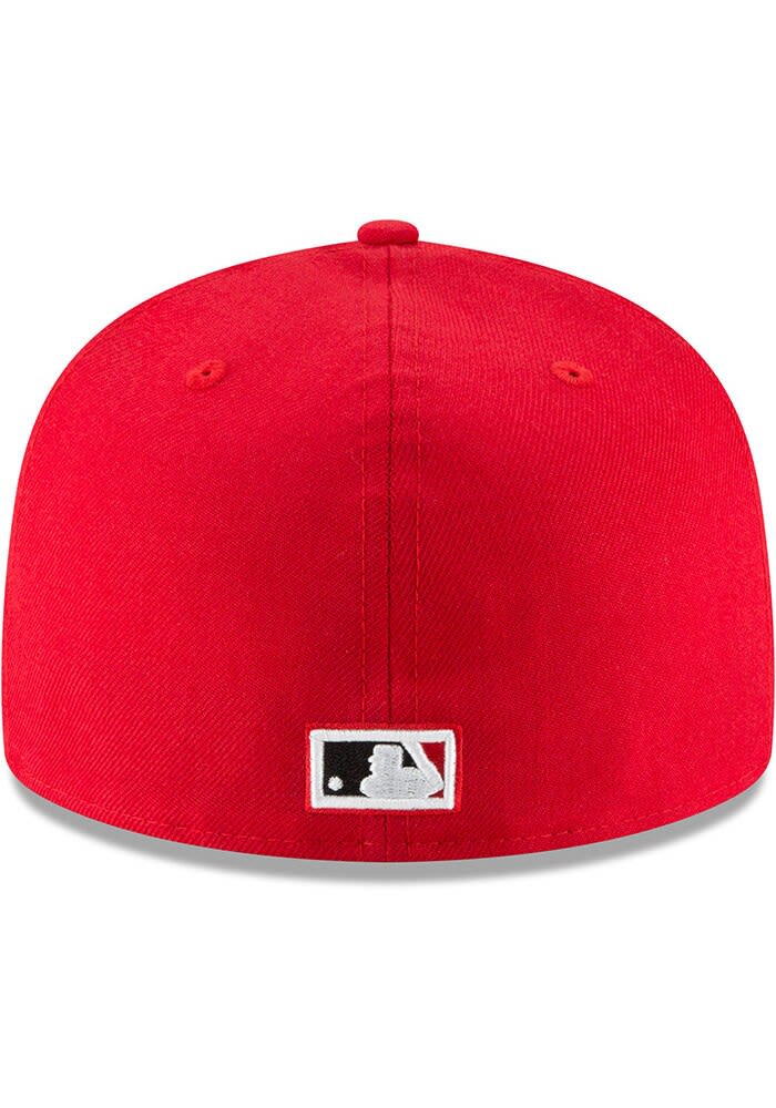 New Era Cincinnati Reds Mens Red 1869 Cooperstown Wool 59FIFTY Fitted Hat