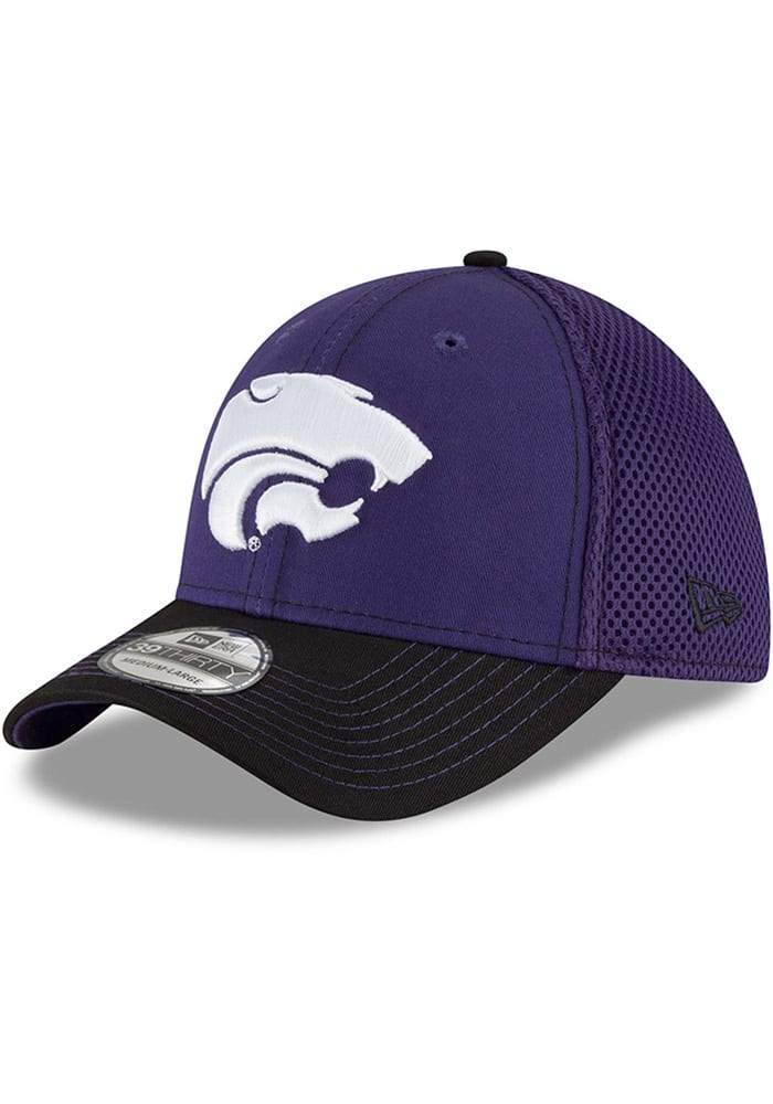 New Era K-State Wildcats Mens Purple 2T Neo 39THIRTY Flex Hat