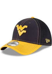 New Era West Virginia Mountaineers Mens Navy Blue 2T Neo 39THIRTY Flex Hat