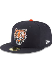 New Era Detroit Tigers Mens Blue 1957 Cooperstown Wool 59FIFTY Fitted Hat