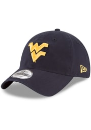 New Era West Virginia Mountaineers Core Classic 9TWENTY Adjustable Hat - Navy Blue