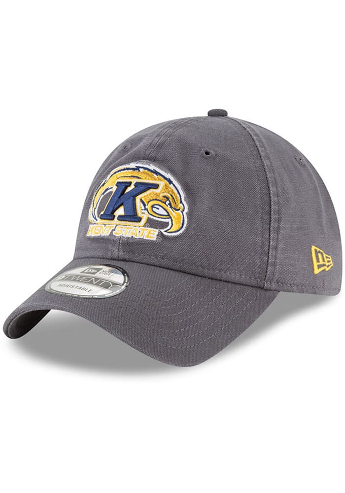New Era Kent State Golden Flashes Core Classic 9TWENTY Adjustable Hat - Grey