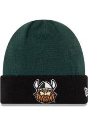 New Era Cleveland State Vikings Green Cuff Mens Knit Hat