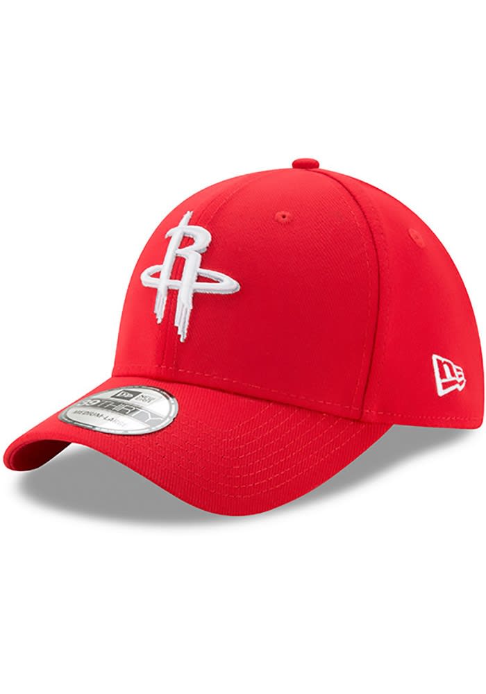 Houston Rockets Mens Team Classic 39THIRTY Red New Era Flex Hat