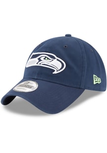 New Era Seattle Seahawks Core Classic 9TWENTY Adjustable Hat - Navy Blue
