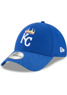 New Era Kansas City Royals Mens Blue Vigor Shade 39THIRTY Flex Hat