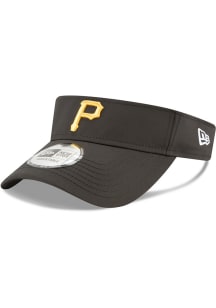 New Era Pittsburgh Pirates Mens Black 2018 Clubhouse Adjustable Visor