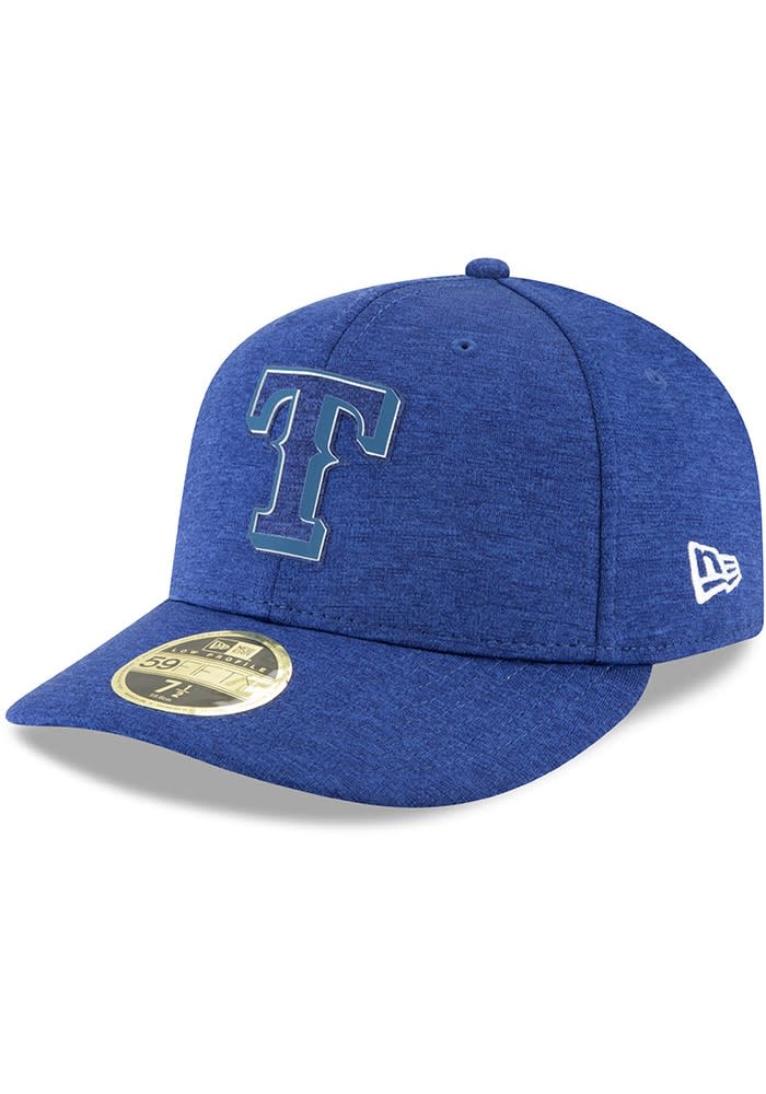 New Era Texas Rangers Patch Pride 59FIFTY Fitted Cap Mens Hat Blue