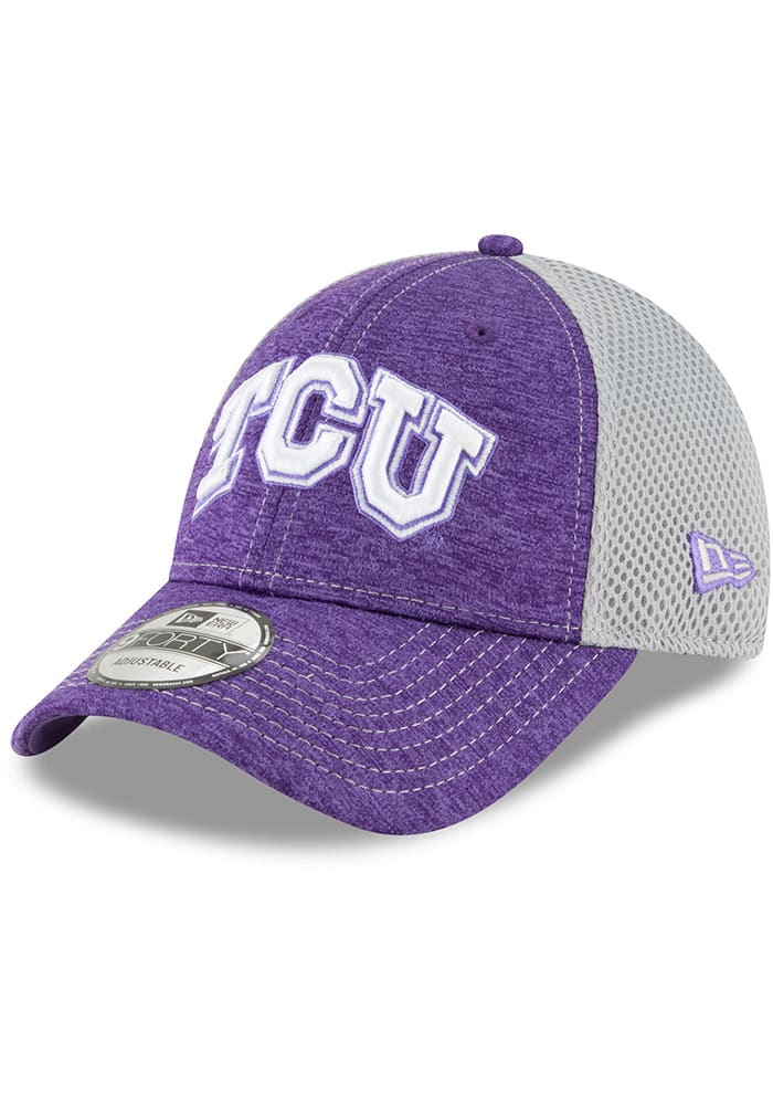 New Era TCU Horned Frogs Shadow Turn 2 9FORTY Adjustable Hat - Purple