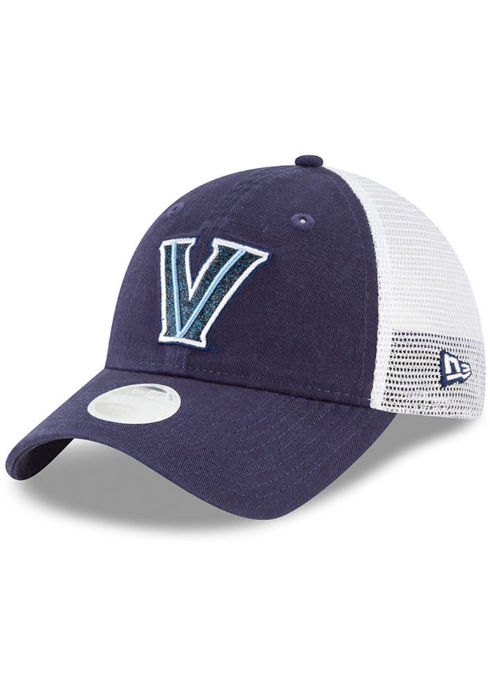 New Era Villanova Wildcats Navy Blue Trucker Shine 9TWENTY Womens Adjustable Hat
