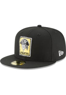 New Era Pittsburgh Pirates Mens Black 1967 Cooperstown Wool 59FIFTY Fitted Hat