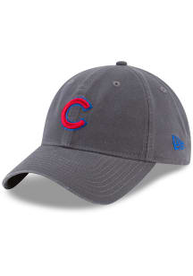 New Era Chicago Cubs Core Classic 9TWENTY Adjustable Hat - Grey