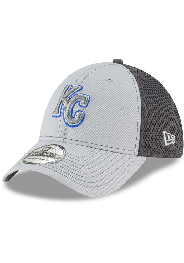 Men’s New Era Kansas City Royals Speed 39THIRTY Light Grey Flex Fit Cap