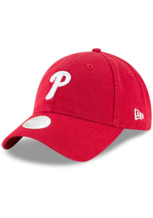 New Era Philadelphia Phillies Red Core Classic 9TWENTY Womens Adjustable Hat