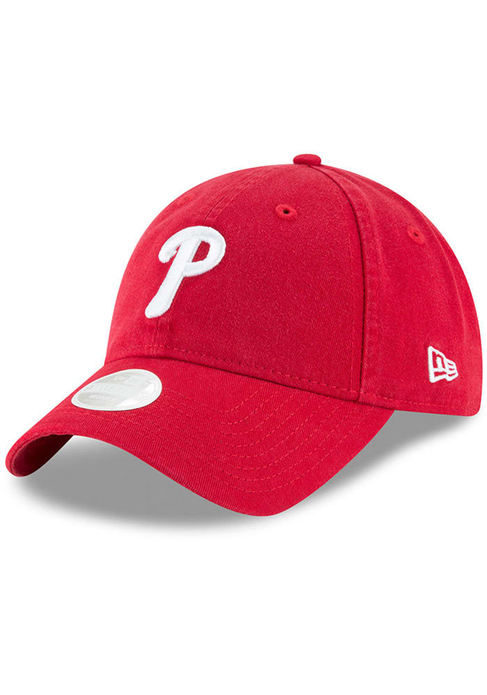 New Era Philadelphia Phillies Red Core Classic 9TWENTY Womens Adjustable Hat