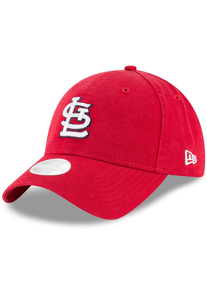 Women's New Era White St. Louis Cardinals Team Core Classic 9TWENTY  Adjustable Hat