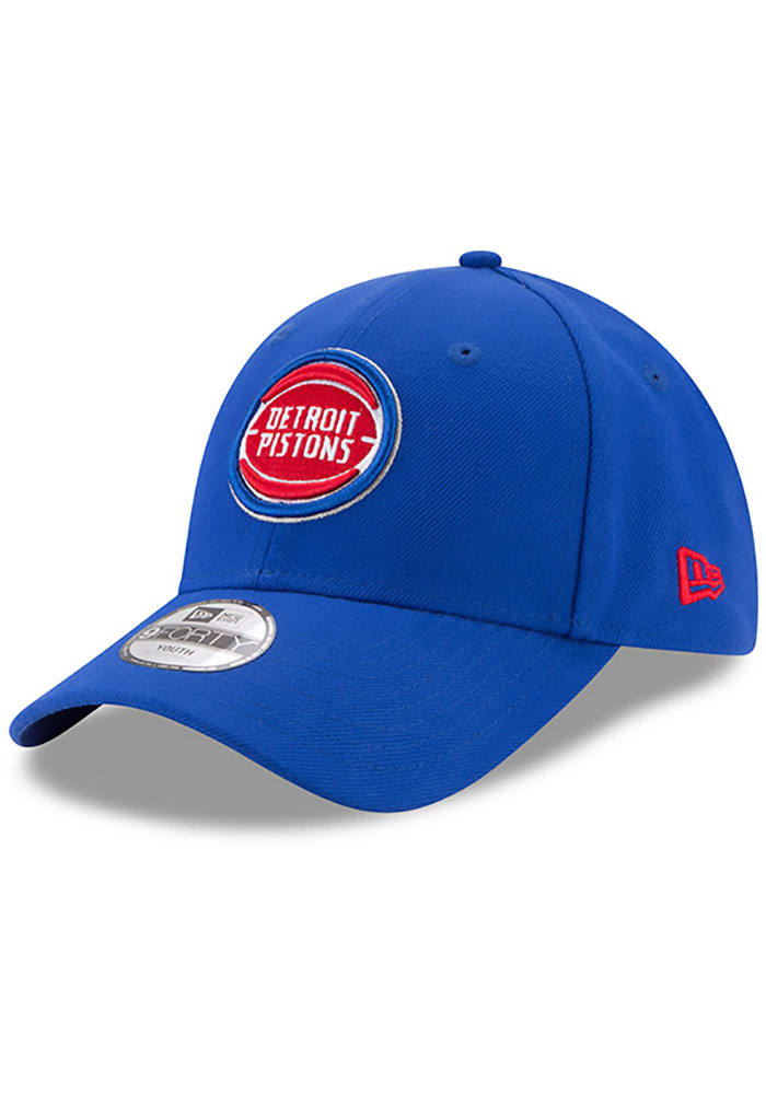 New Era Detroit Pistons Blue The League JR 9FORTY Youth Adjustable Hat