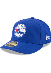 New Era Philadelphia 76ers Mens Blue Fan Retro Fit 59FIFTY Fitted Hat