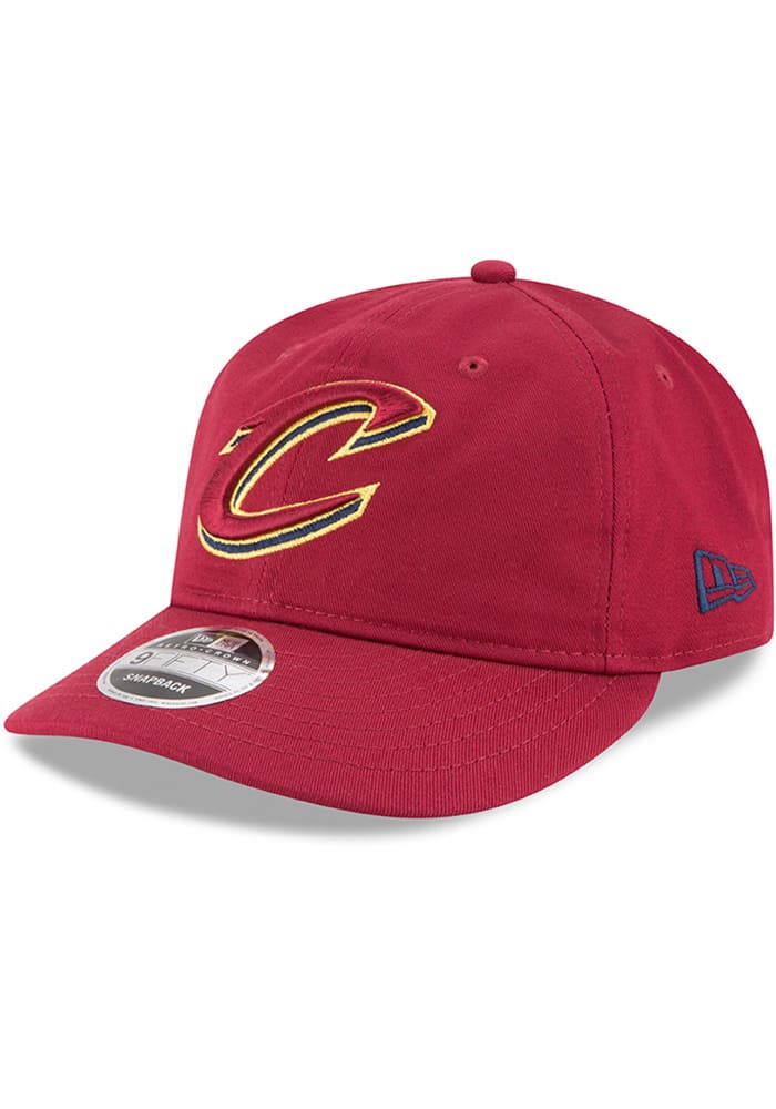 New Era Cleveland Cavaliers Red Team Choice Retro 9FIFTY Mens Snapback Hat
